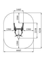 Lauko jėgos treniruoklis KF805 (2)