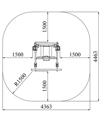 Lauko jėgos treniruoklis KF807 (2)