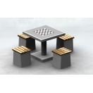 Betoninis šachmatų stalas