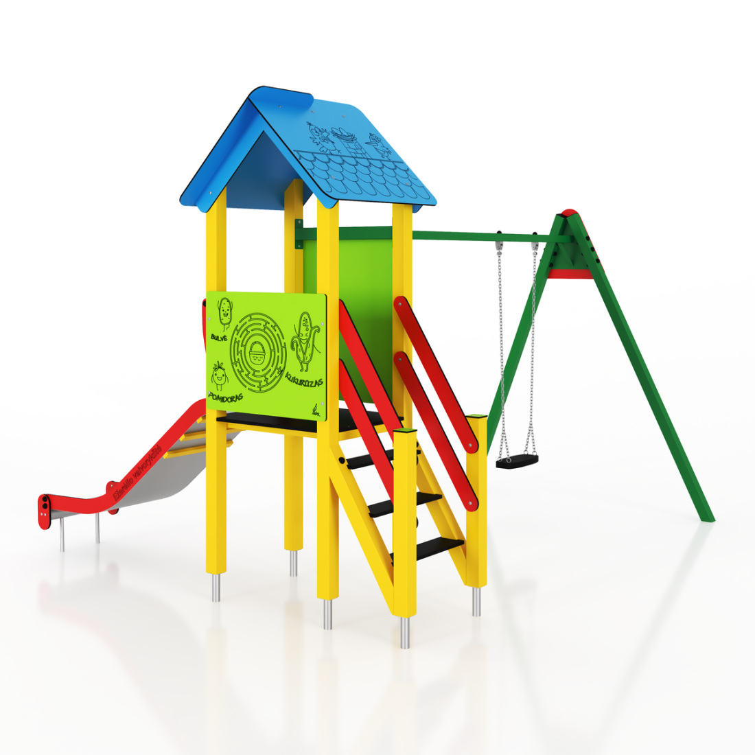 Vaikų žaidimų aikštelė Rūdiškių bokštas 2013 (4)