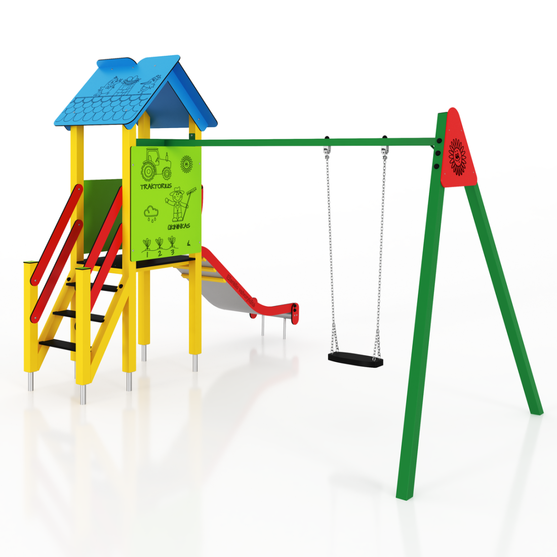 Vaikų žaidimų aikštelė Rūdiškių bokštas 2013 (2)