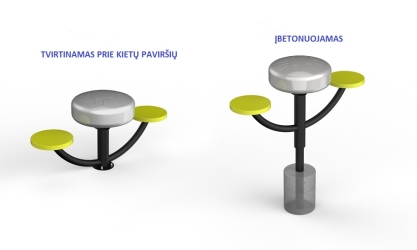 Lauko muzikos instrumentas Būgnas "Duet" (3)