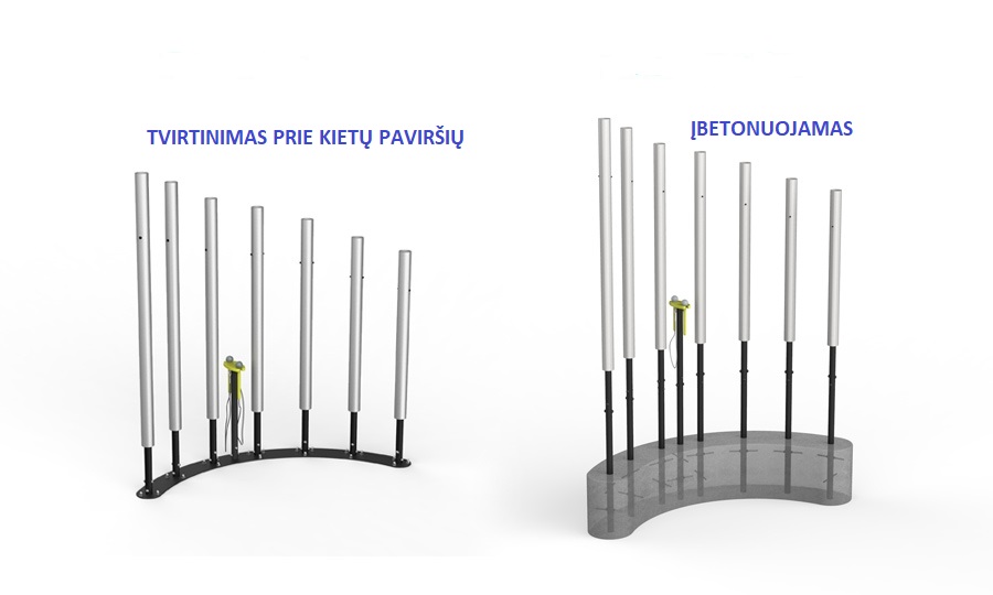 Lauko muzikos instrumentai Varpai "Forest" (3)